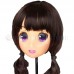 (Strawberry)Sweet Girl Resin Half Head Female Cartoon Character Kigurumi Mask With Cosplay Anime Role Lolita Mask Crossdress Doll